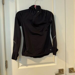 GapFit Black Quarter-Zip Athletic Pullover